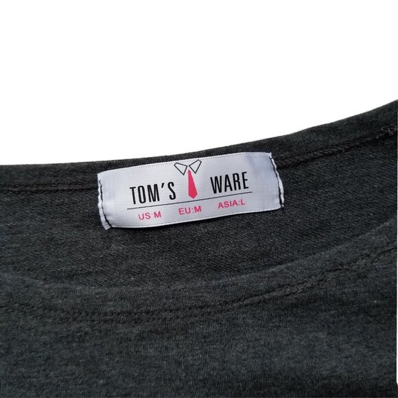 Tom's Ware Bodycon dark grey dress. Form fitting. Size medium. Good condition. - Picture 3 of 3